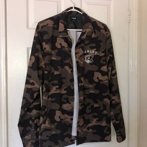 Hurley Mens Coaches Jacket